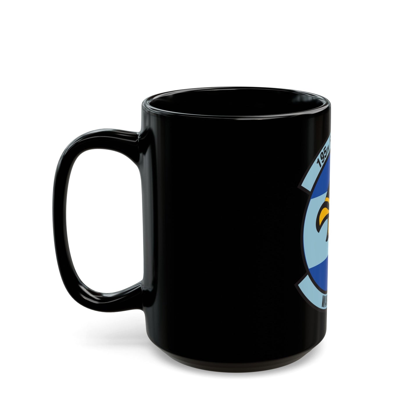 195 Fighter Squadron (U.S. Air Force) Black Coffee Mug-The Sticker Space