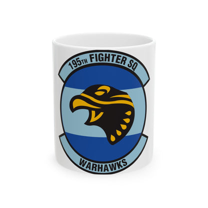 195 Fighter Squadron (U.S. Air Force) White Coffee Mug-11oz-The Sticker Space