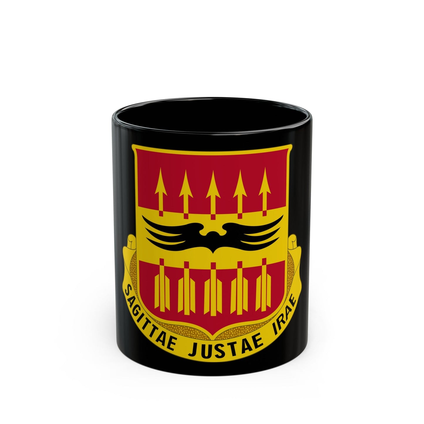195th Antiaircraft Artillery Battalion (U.S. Army) Black Coffee Mug-11oz-The Sticker Space
