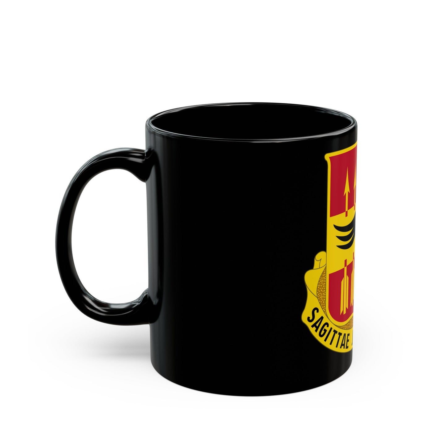 195th Antiaircraft Artillery Battalion (U.S. Army) Black Coffee Mug-The Sticker Space