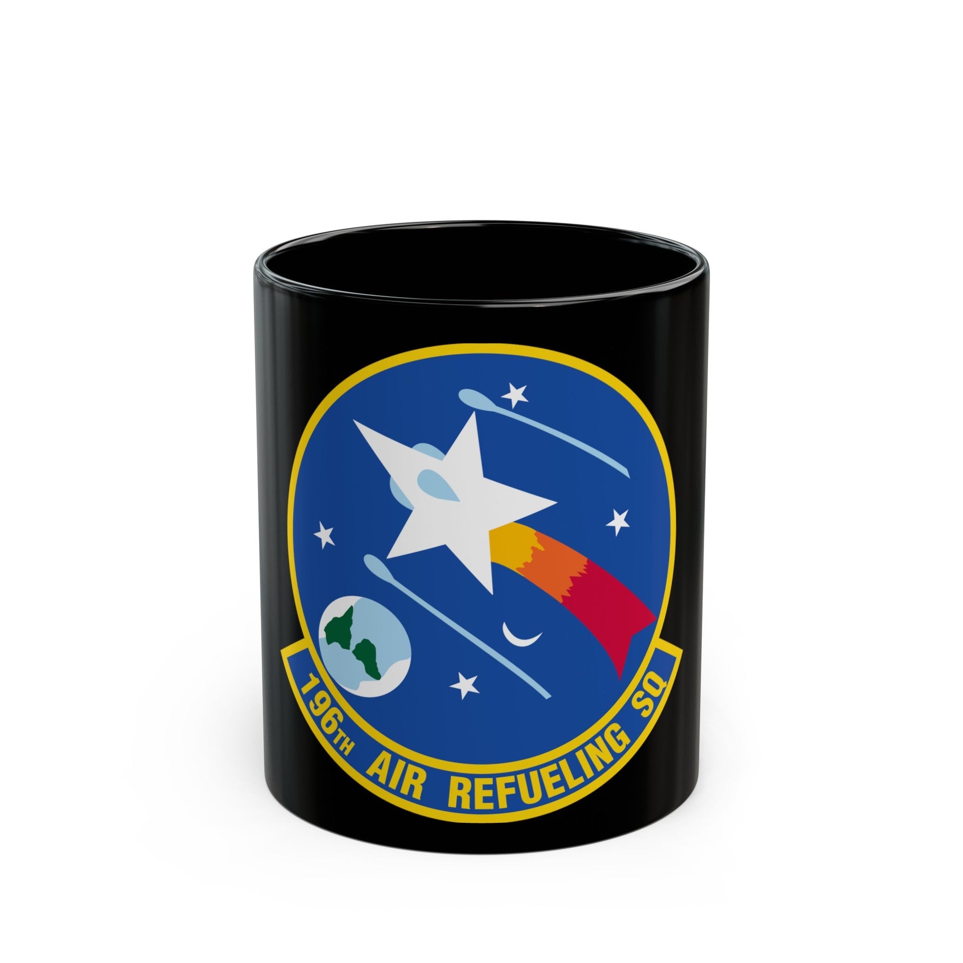 196 Air Refueling Squadron (U.S. Air Force) Black Coffee Mug-11oz-The Sticker Space