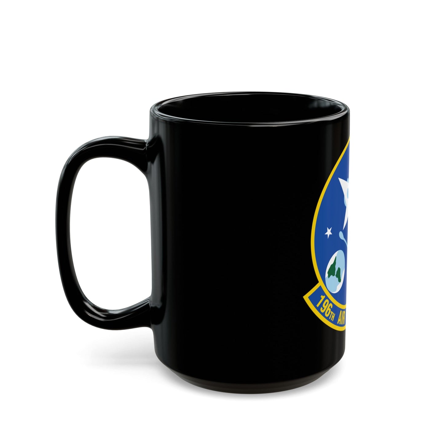 196 Air Refueling Squadron (U.S. Air Force) Black Coffee Mug-The Sticker Space