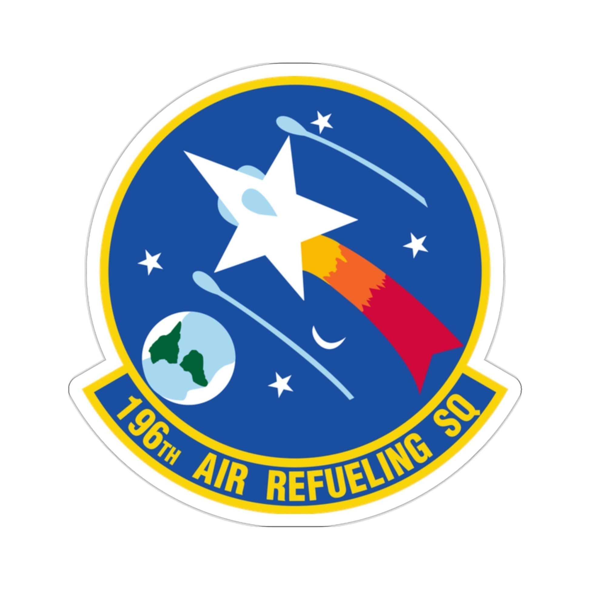196 Air Refueling Squadron (U.S. Air Force) STICKER Vinyl Die-Cut Decal-2 Inch-The Sticker Space