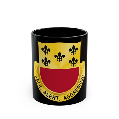 196 Armor Regiment (U.S. Army) Black Coffee Mug-11oz-The Sticker Space