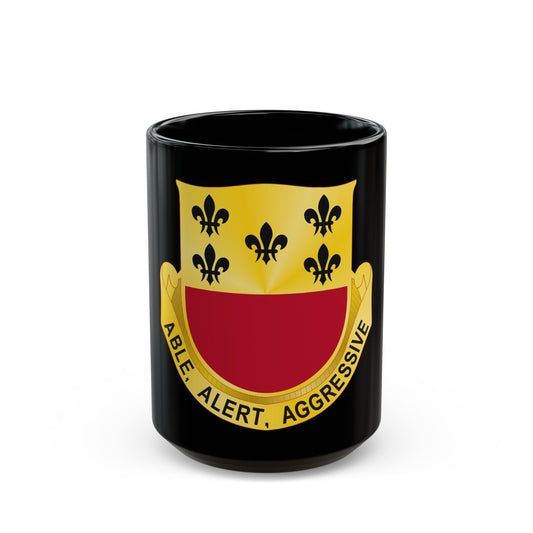 196 Armor Regiment (U.S. Army) Black Coffee Mug-15oz-The Sticker Space