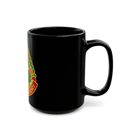 196 Field Artillery Brigade 2 (U.S. Army) Black Coffee Mug-The Sticker Space