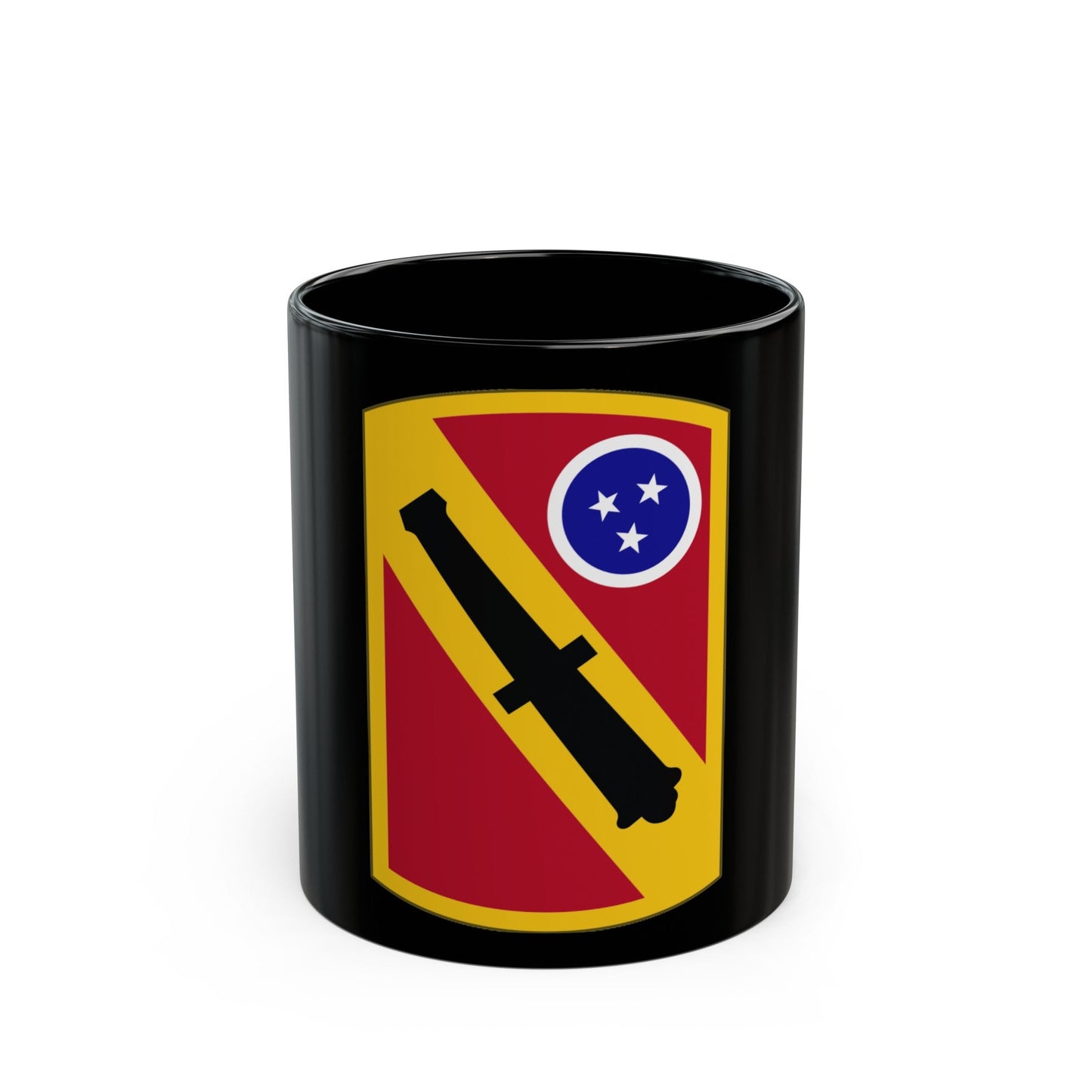 196 Field Artillery Brigade (U.S. Army) Black Coffee Mug-11oz-The Sticker Space