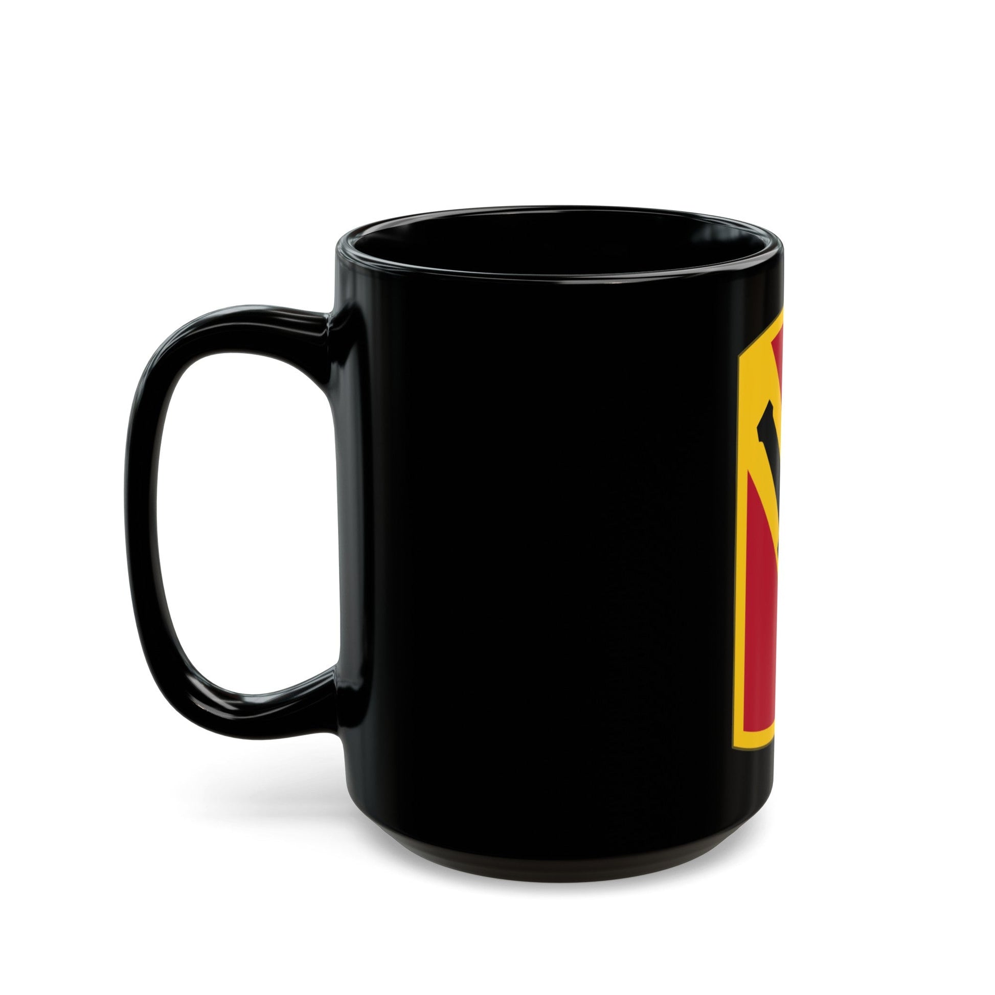 196 Field Artillery Brigade (U.S. Army) Black Coffee Mug-The Sticker Space