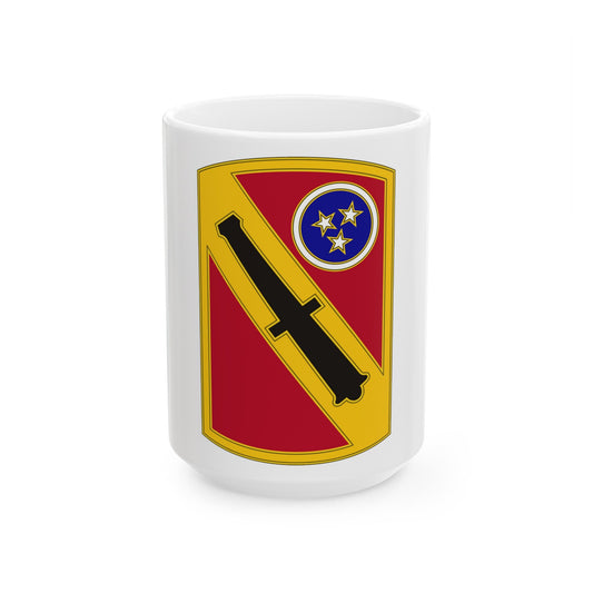 196th Field Artillery Brigade v3 (U.S. Army) White Coffee Mug-15oz-The Sticker Space