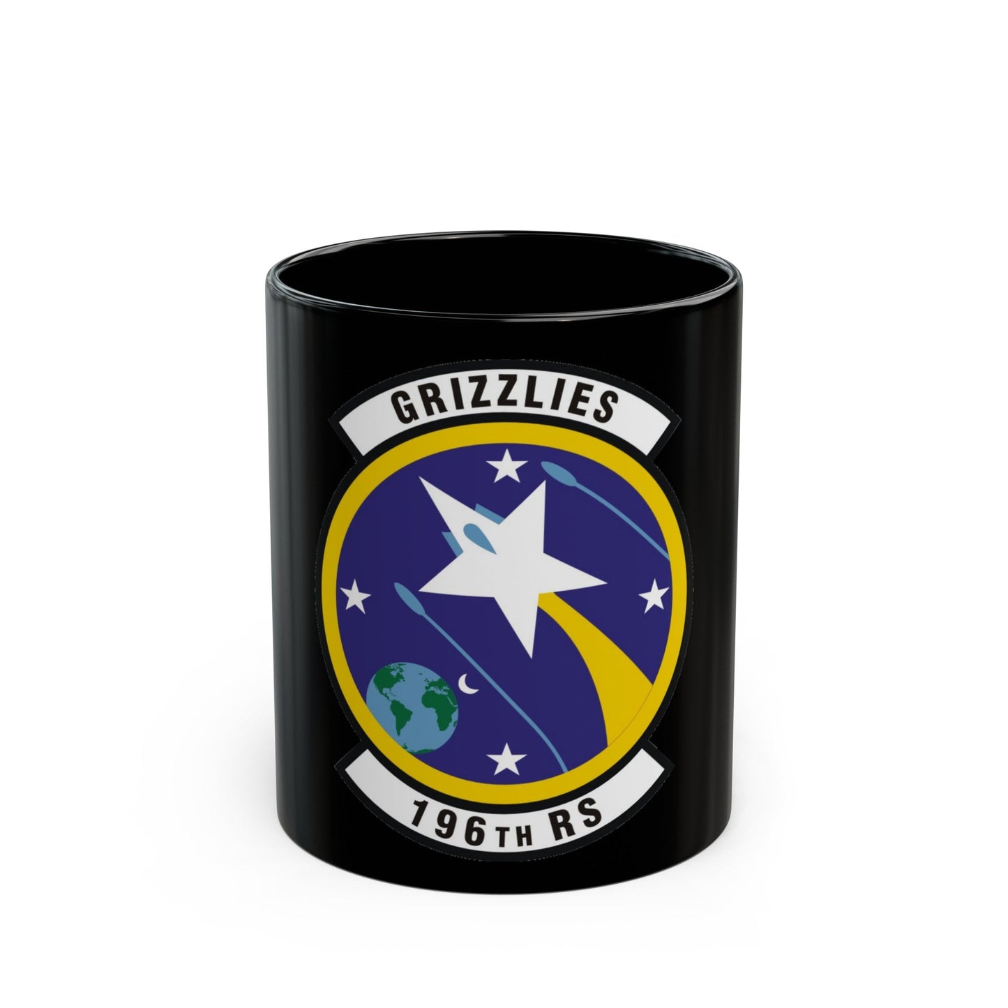 196th Reconnaissance Squadron (U.S. Air Force) Black Coffee Mug-11oz-The Sticker Space