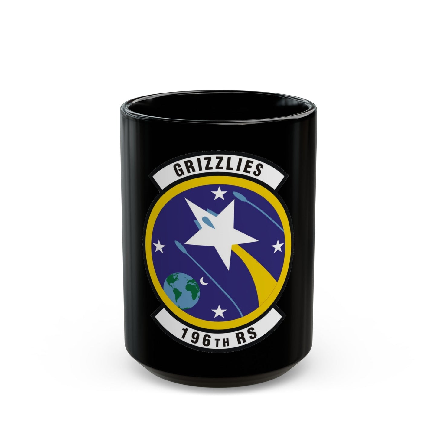 196th Reconnaissance Squadron (U.S. Air Force) Black Coffee Mug-15oz-The Sticker Space