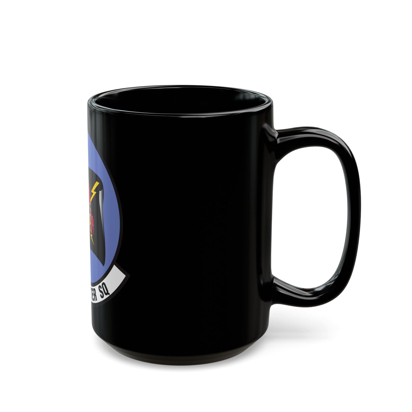 198 Fighter Squadron (U.S. Air Force) Black Coffee Mug-The Sticker Space