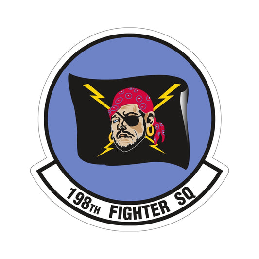198 Fighter Squadron (U.S. Air Force) STICKER Vinyl Die-Cut Decal-6 Inch-The Sticker Space