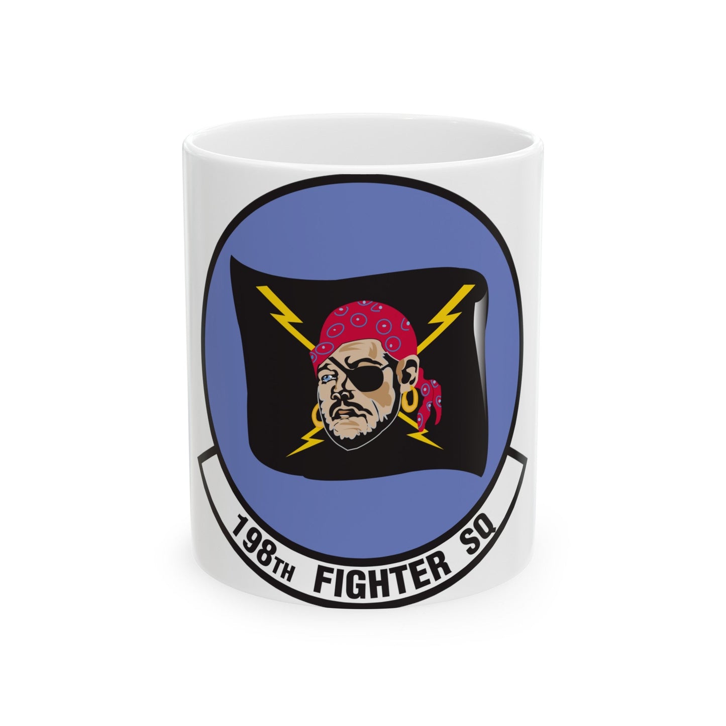 198 Fighter Squadron (U.S. Air Force) White Coffee Mug-11oz-The Sticker Space
