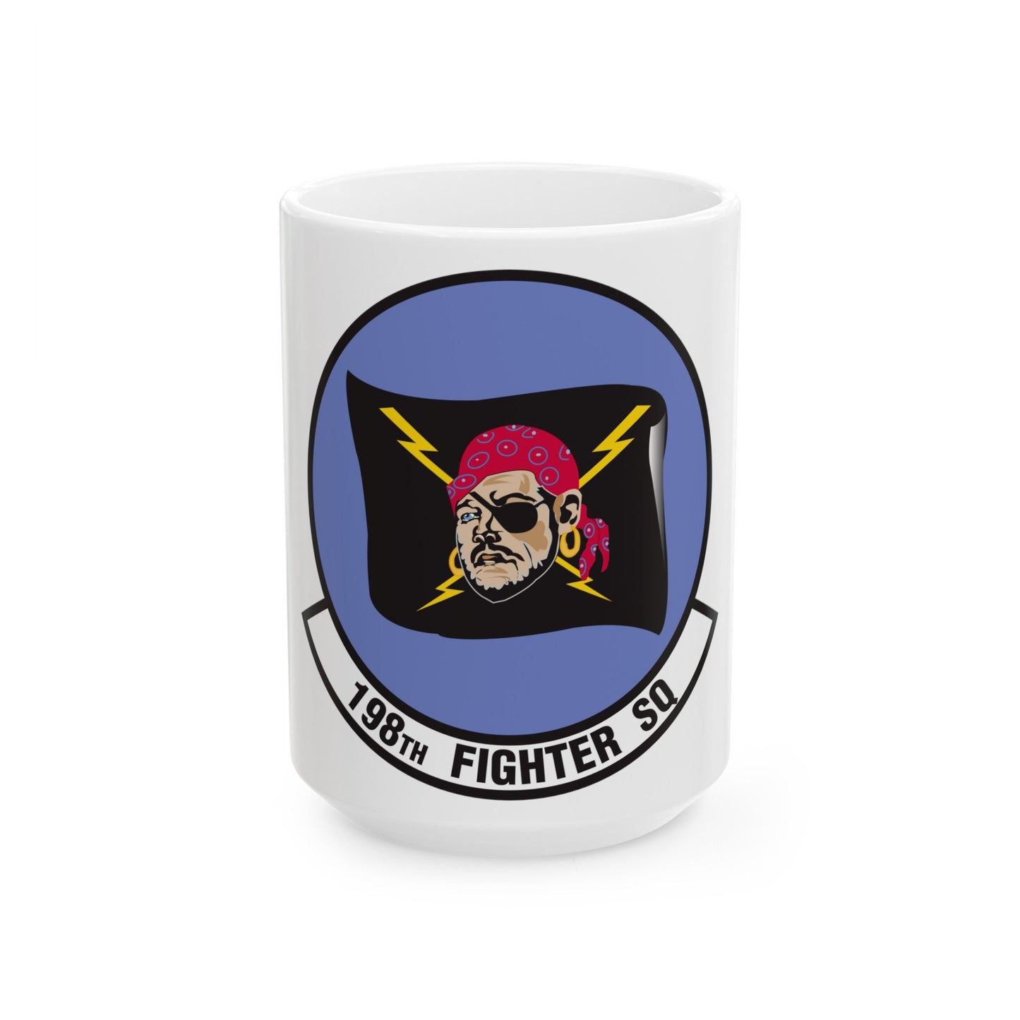 198 Fighter Squadron (U.S. Air Force) White Coffee Mug-15oz-The Sticker Space