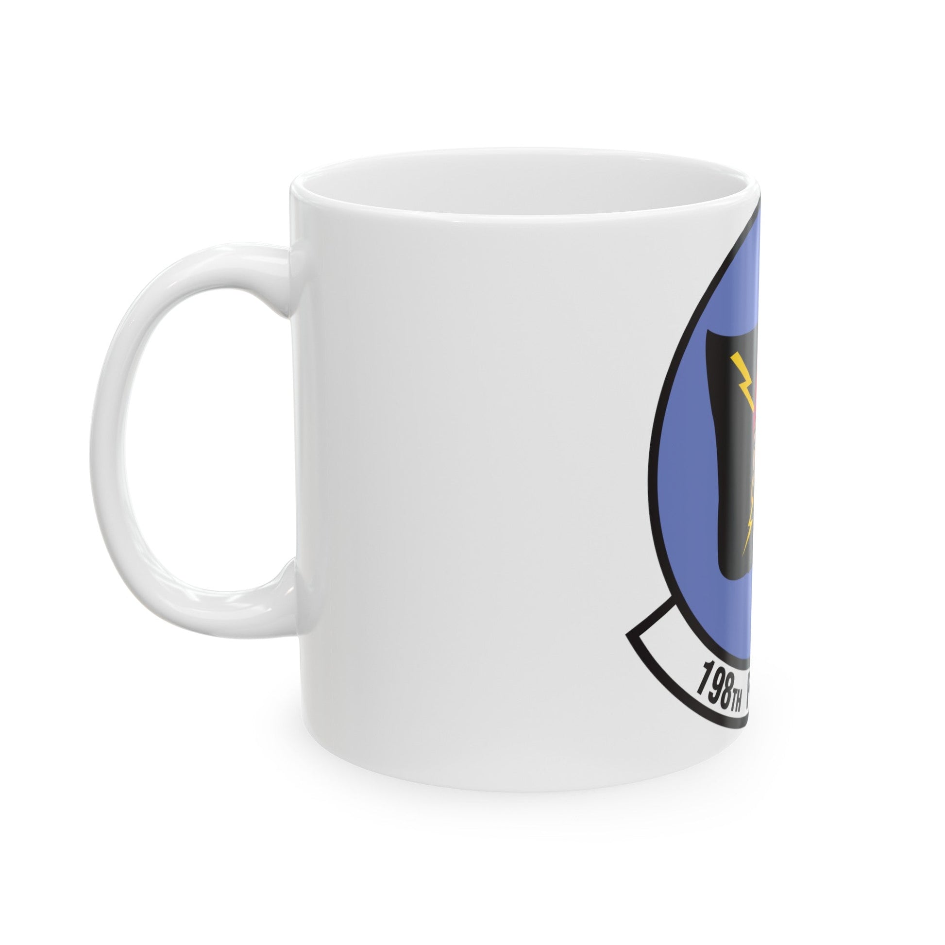 198 Fighter Squadron (U.S. Air Force) White Coffee Mug-The Sticker Space