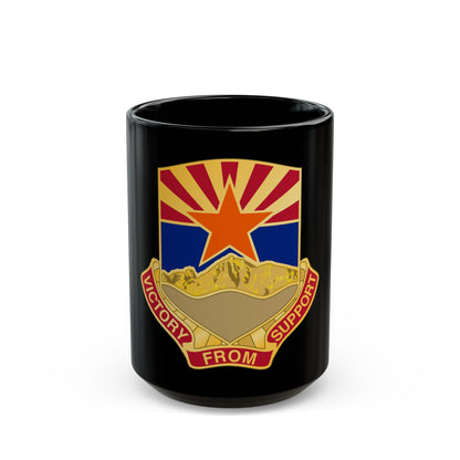 198 Regional Support Group (U.S. Army) Black Coffee Mug-15oz-The Sticker Space