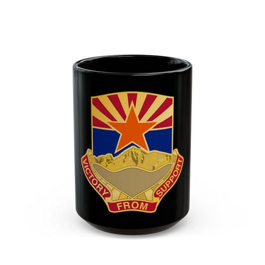 198 Regional Support Group (U.S. Army) Black Coffee Mug-15oz-The Sticker Space