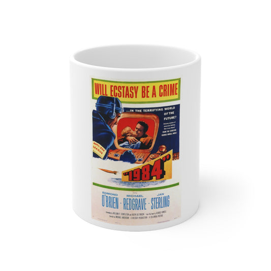 1984 1956 Movie Poster - White Coffee Cup 11oz-11oz-The Sticker Space