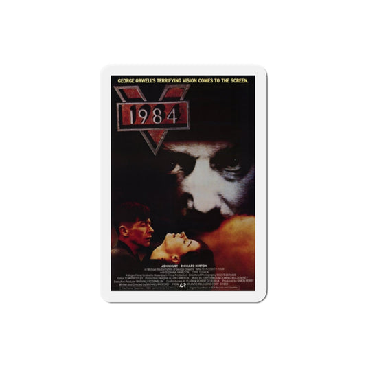 1984 1984 Movie Poster Die-Cut Magnet-2" x 2"-The Sticker Space