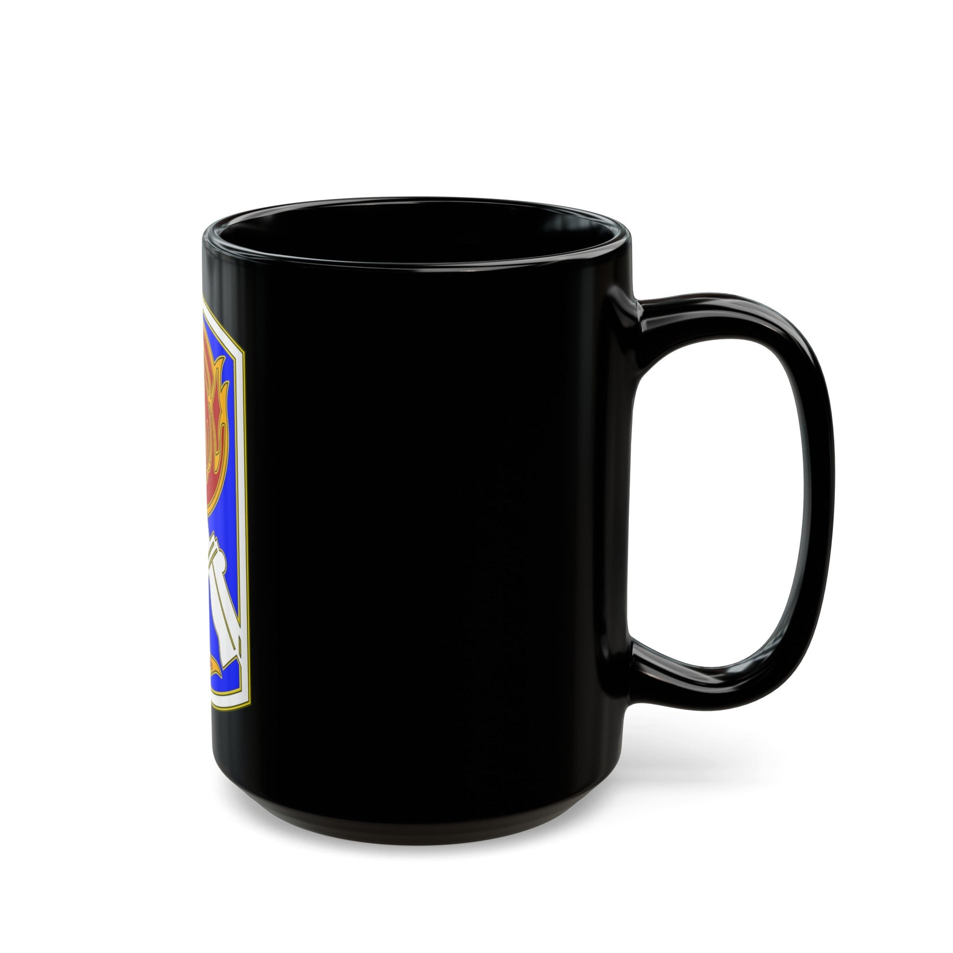 198TH INFANTRY BRIGADE (U.S. Army) Black Coffee Mug-The Sticker Space