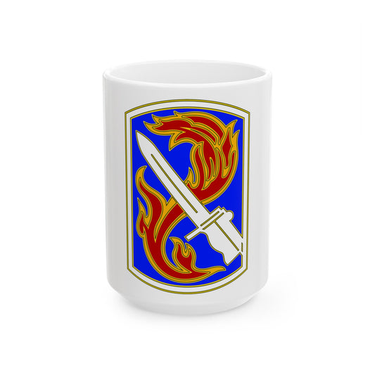 198TH INFANTRY BRIGADE (U.S. Army) White Coffee Mug-15oz-The Sticker Space