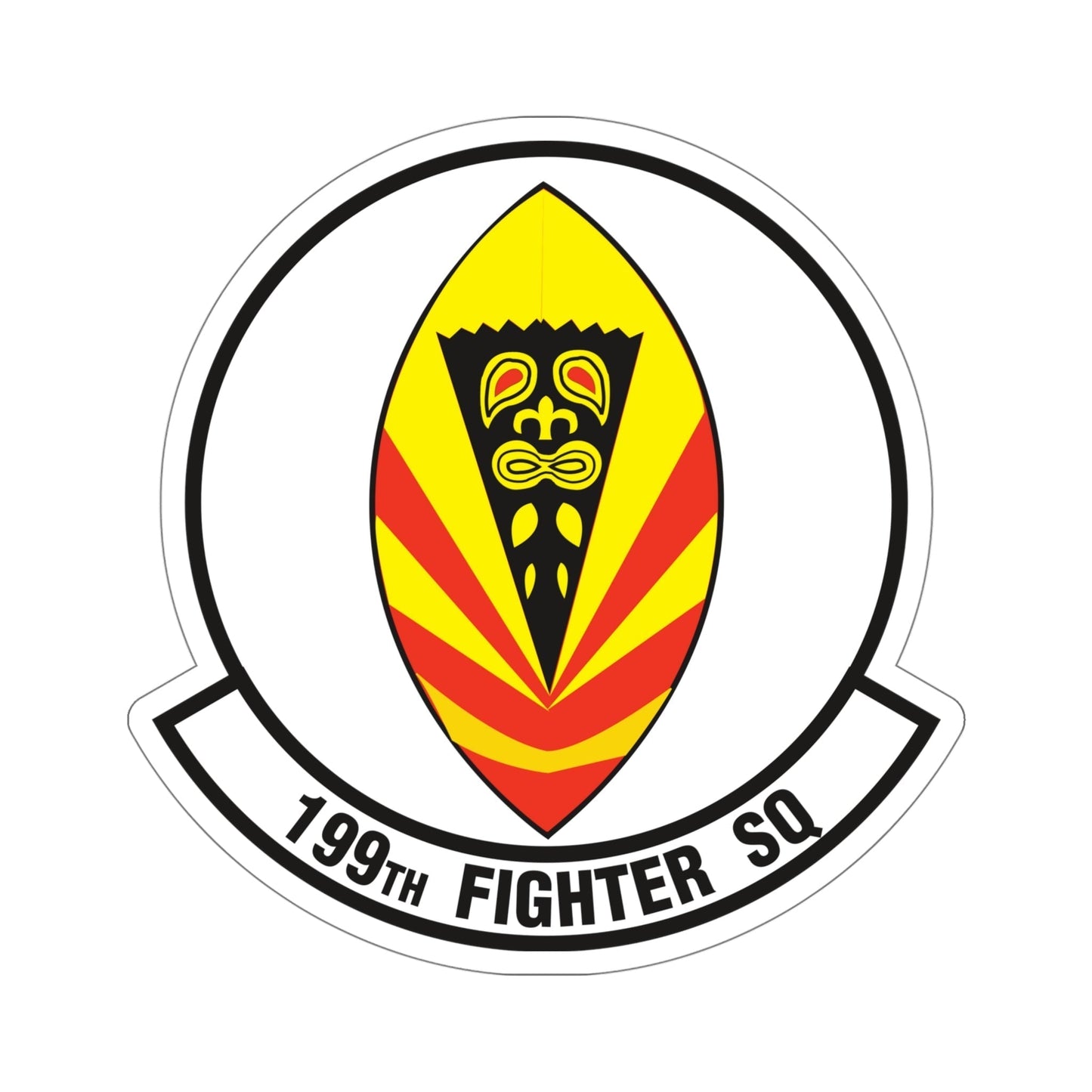 199 Fighter Squadron (U.S. Air Force) STICKER Vinyl Die-Cut Decal-5 Inch-The Sticker Space