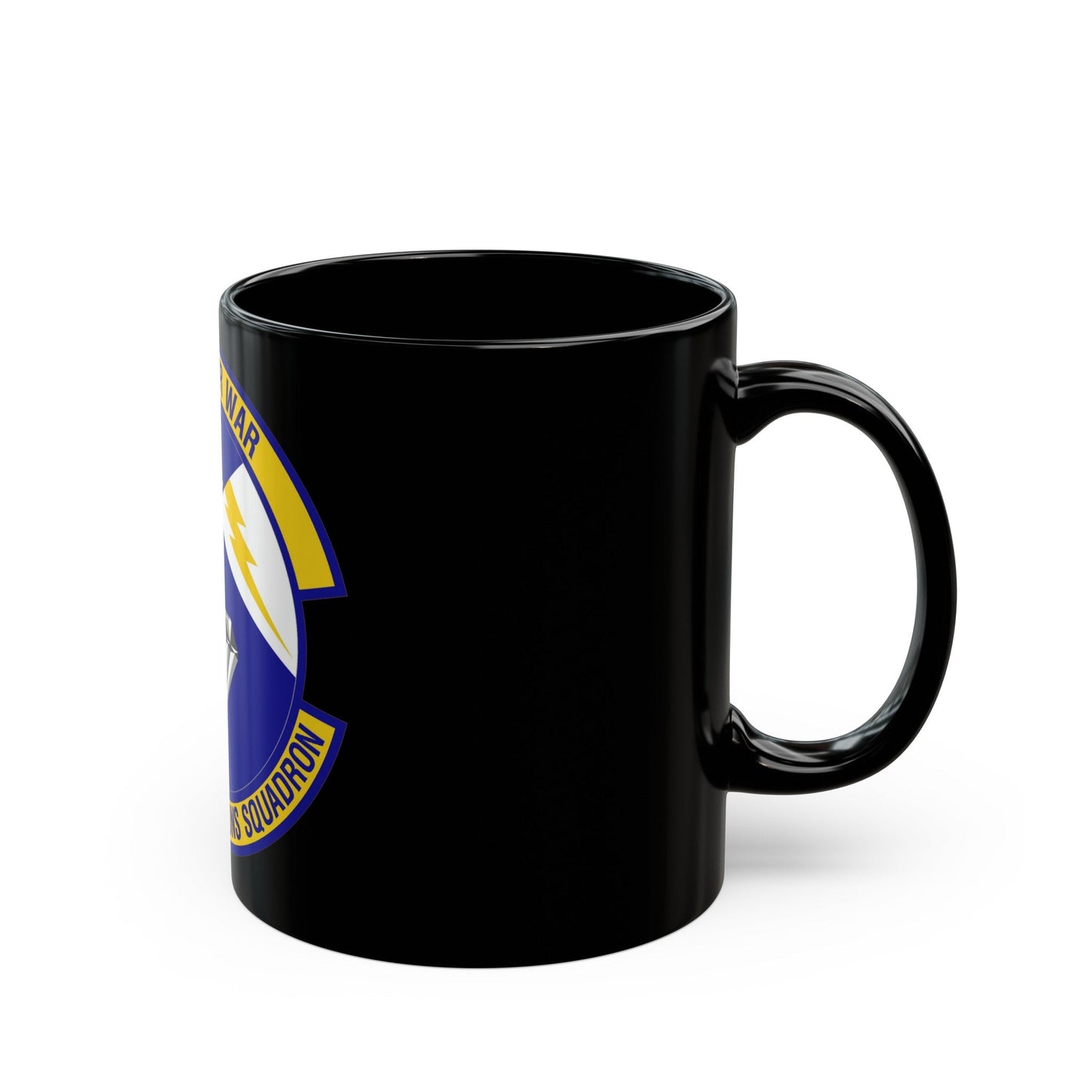 19th Communications Squadron (U.S. Air Force) Black Coffee Mug-The Sticker Space