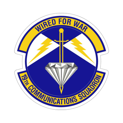 19th Communications Squadron (U.S. Air Force) STICKER Vinyl Die-Cut Decal-4 Inch-The Sticker Space