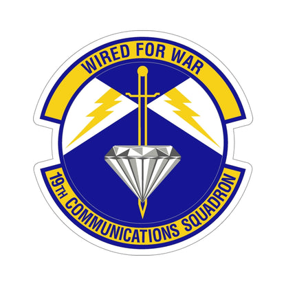19th Communications Squadron (U.S. Air Force) STICKER Vinyl Die-Cut Decal-5 Inch-The Sticker Space