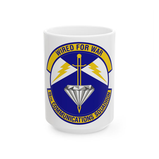 19th Communications Squadron (U.S. Air Force) White Coffee Mug
