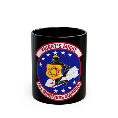 19th Munitions Squadron (U.S. Air Force) Black Coffee Mug-11oz-The Sticker Space