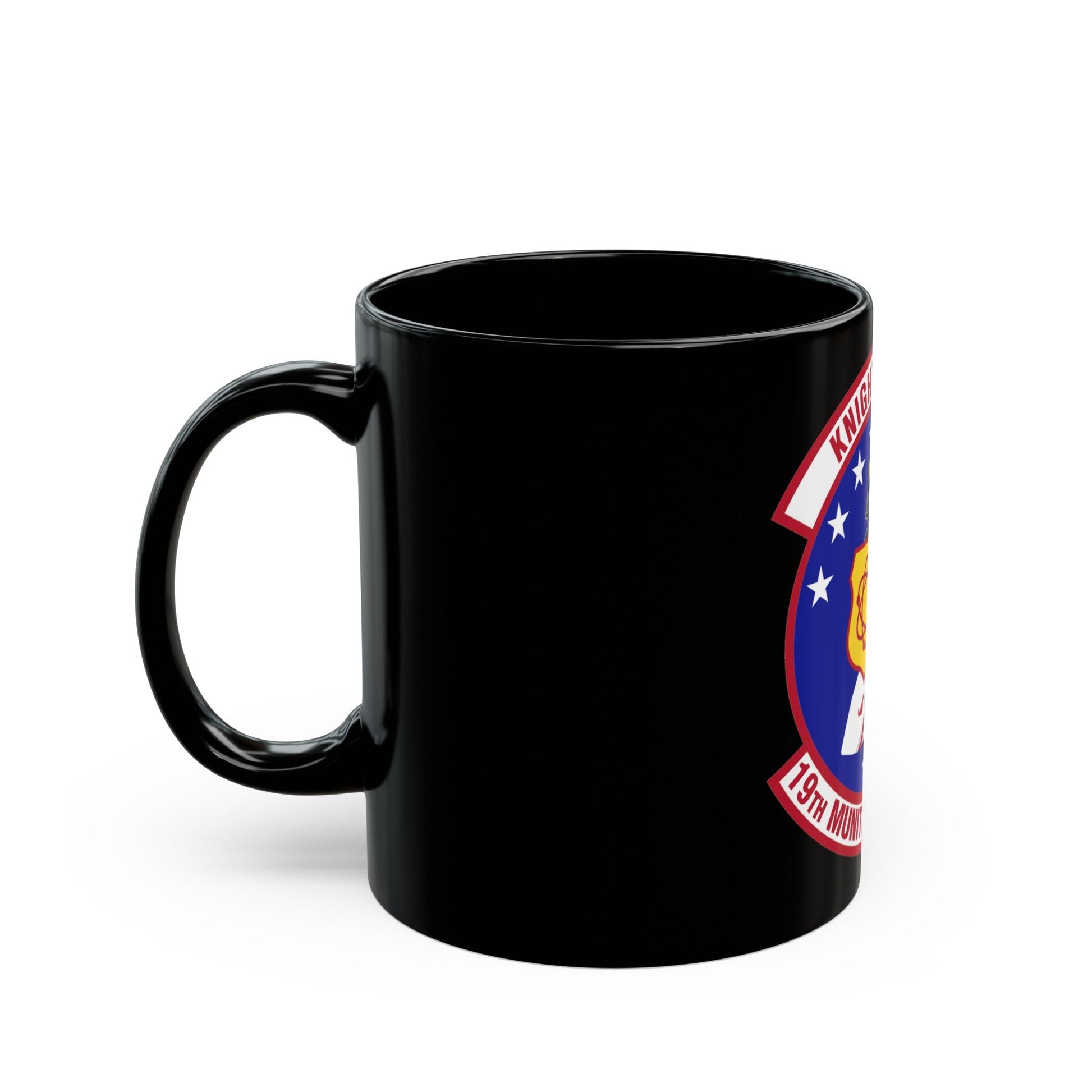 19th Munitions Squadron (U.S. Air Force) Black Coffee Mug-The Sticker Space