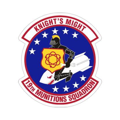 19th Munitions Squadron (U.S. Air Force) STICKER Vinyl Die-Cut Decal-2 Inch-The Sticker Space