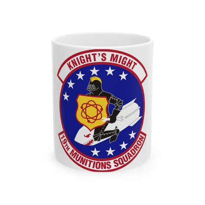 19th Munitions Squadron (U.S. Air Force) White Coffee Mug-11oz-The Sticker Space