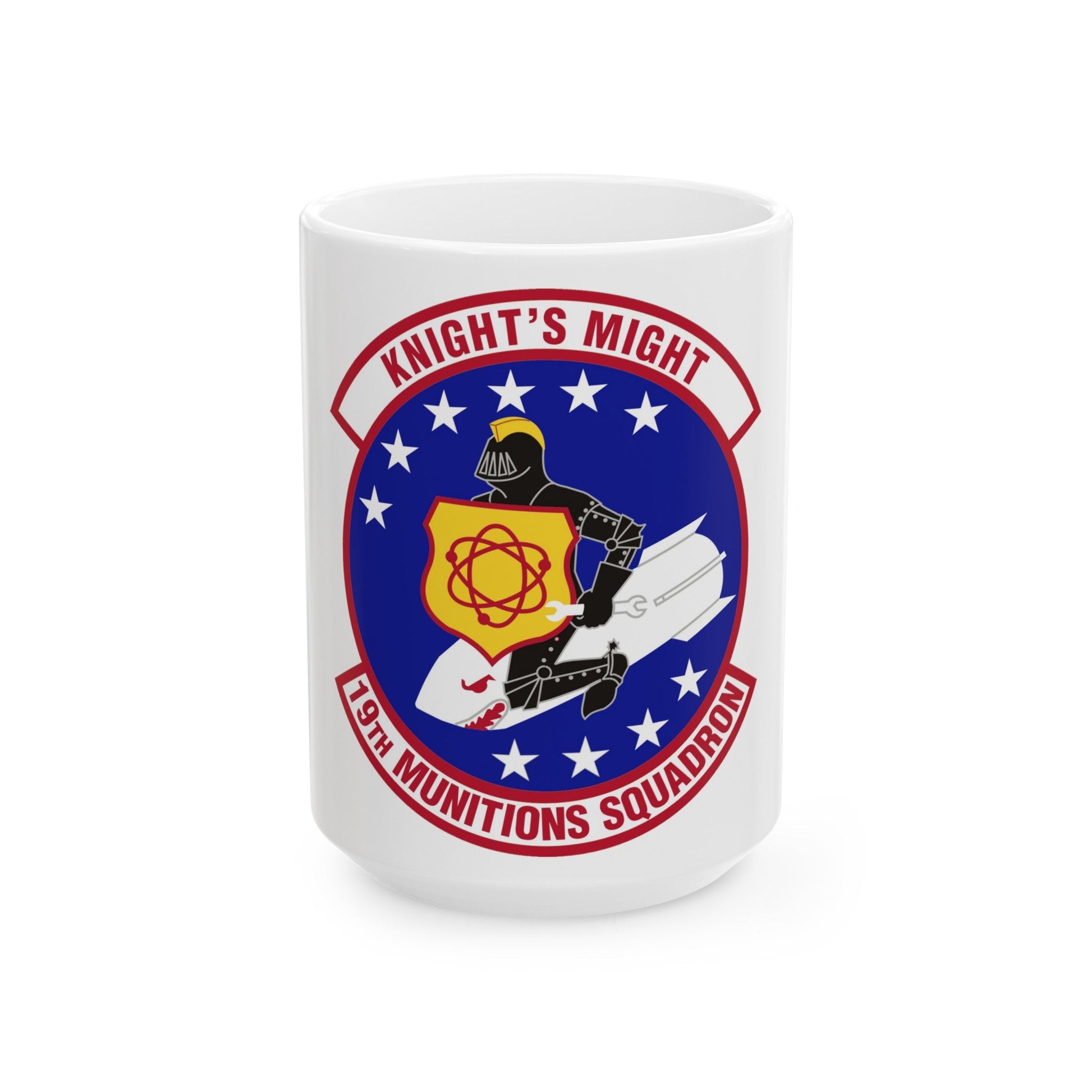 19th Munitions Squadron (U.S. Air Force) White Coffee Mug-15oz-The Sticker Space