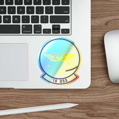 19th Operations Support Squadron (U.S. Air Force) Holographic STICKER Die-Cut Vinyl Decal-The Sticker Space