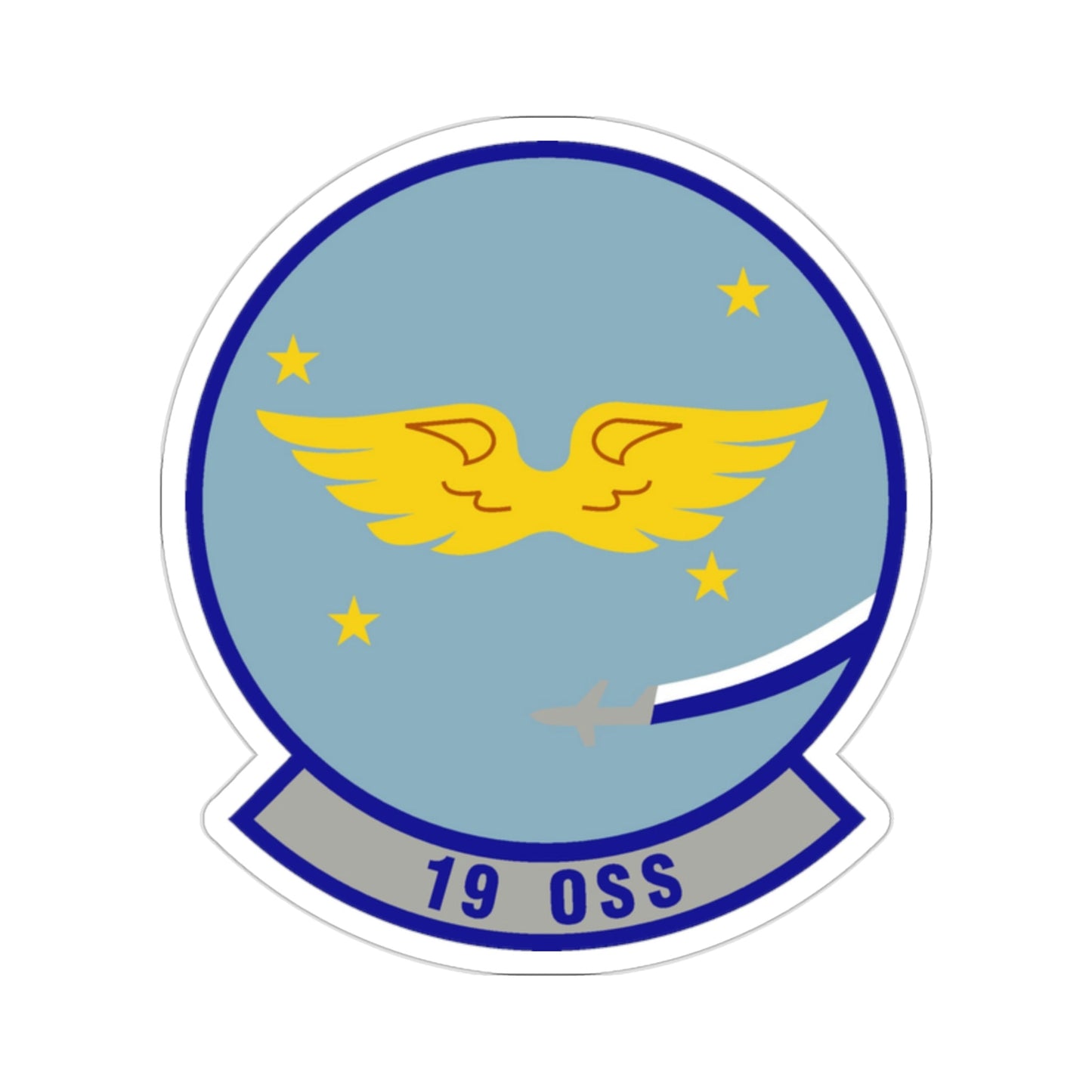 19th Operations Support Squadron (U.S. Air Force) STICKER Vinyl Die-Cut Decal-2 Inch-The Sticker Space