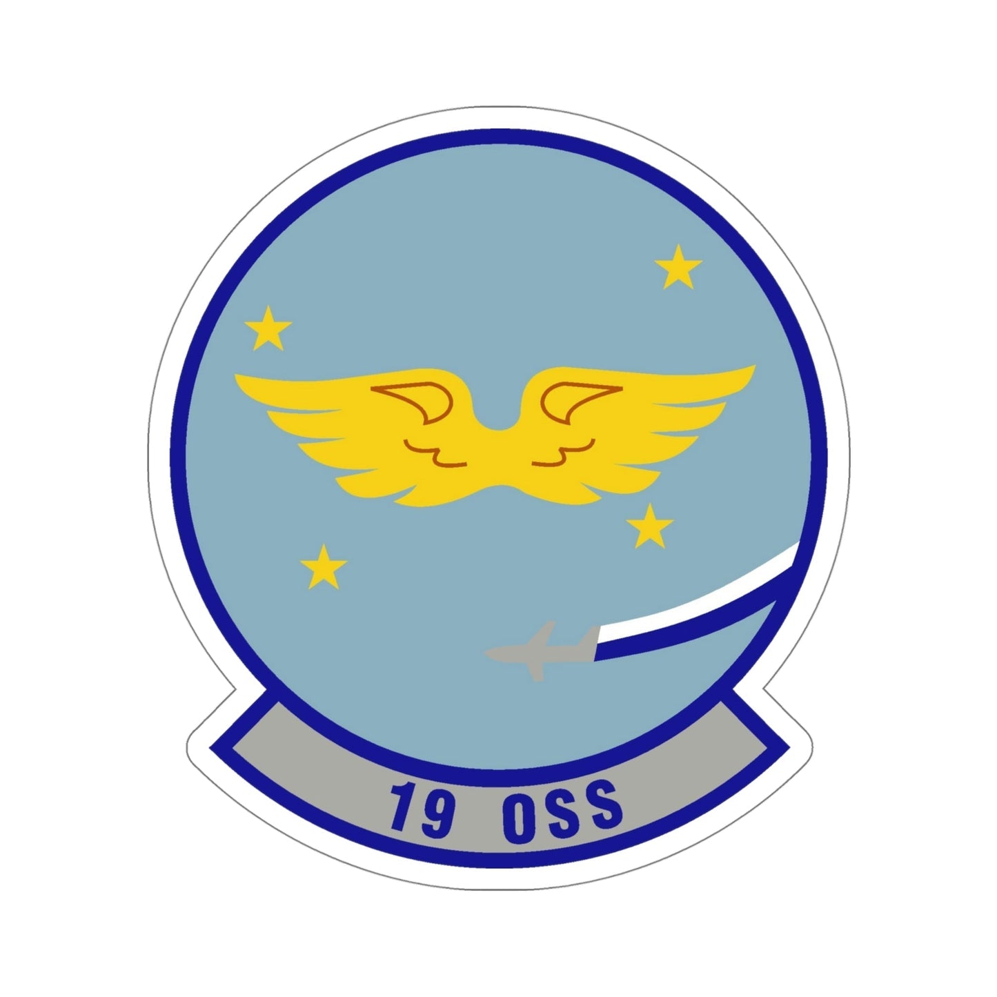 19th Operations Support Squadron (U.S. Air Force) STICKER Vinyl Die-Cut Decal-5 Inch-The Sticker Space