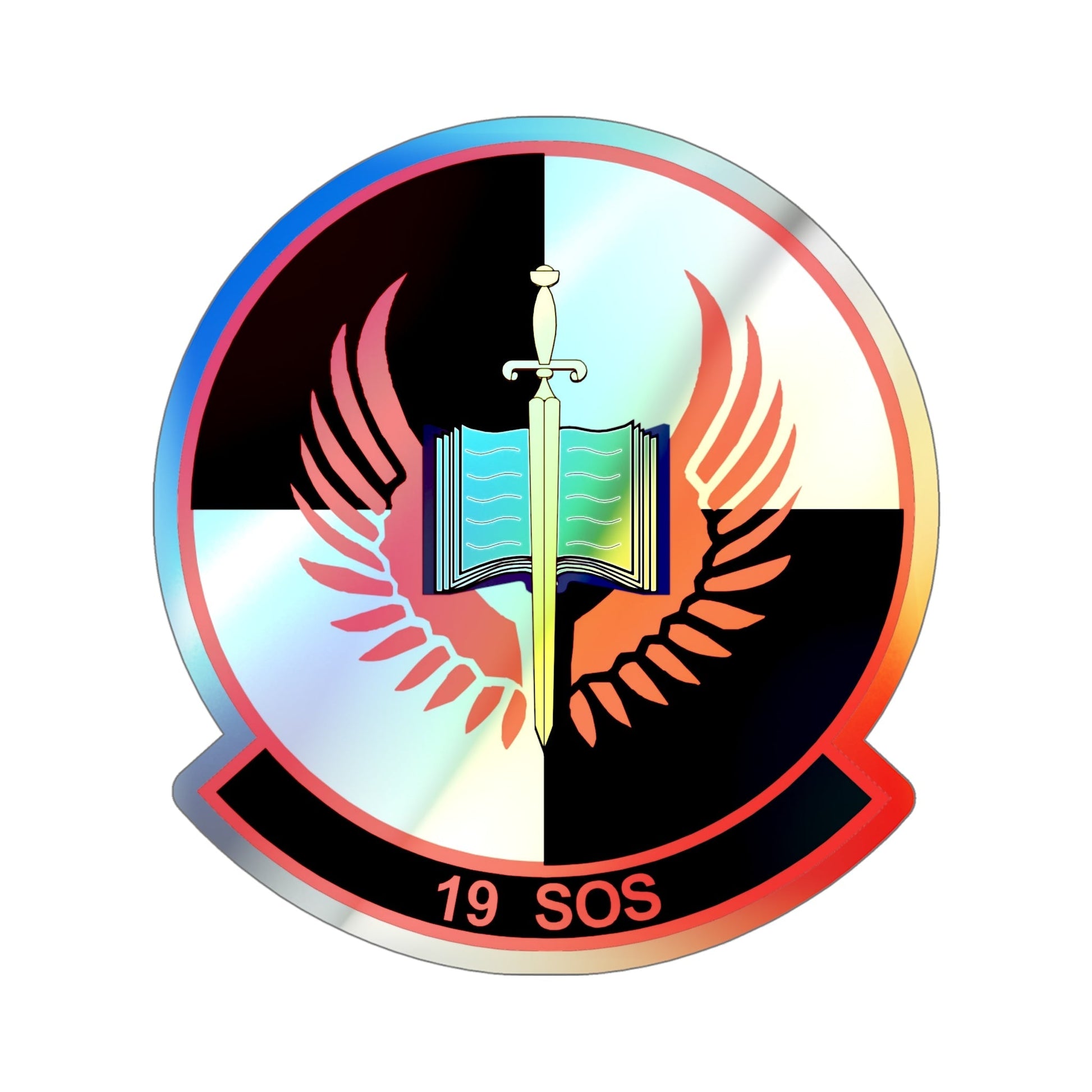19th Special Operations Squadron (U.S. Air Force) Holographic STICKER Die-Cut Vinyl Decal-6 Inch-The Sticker Space