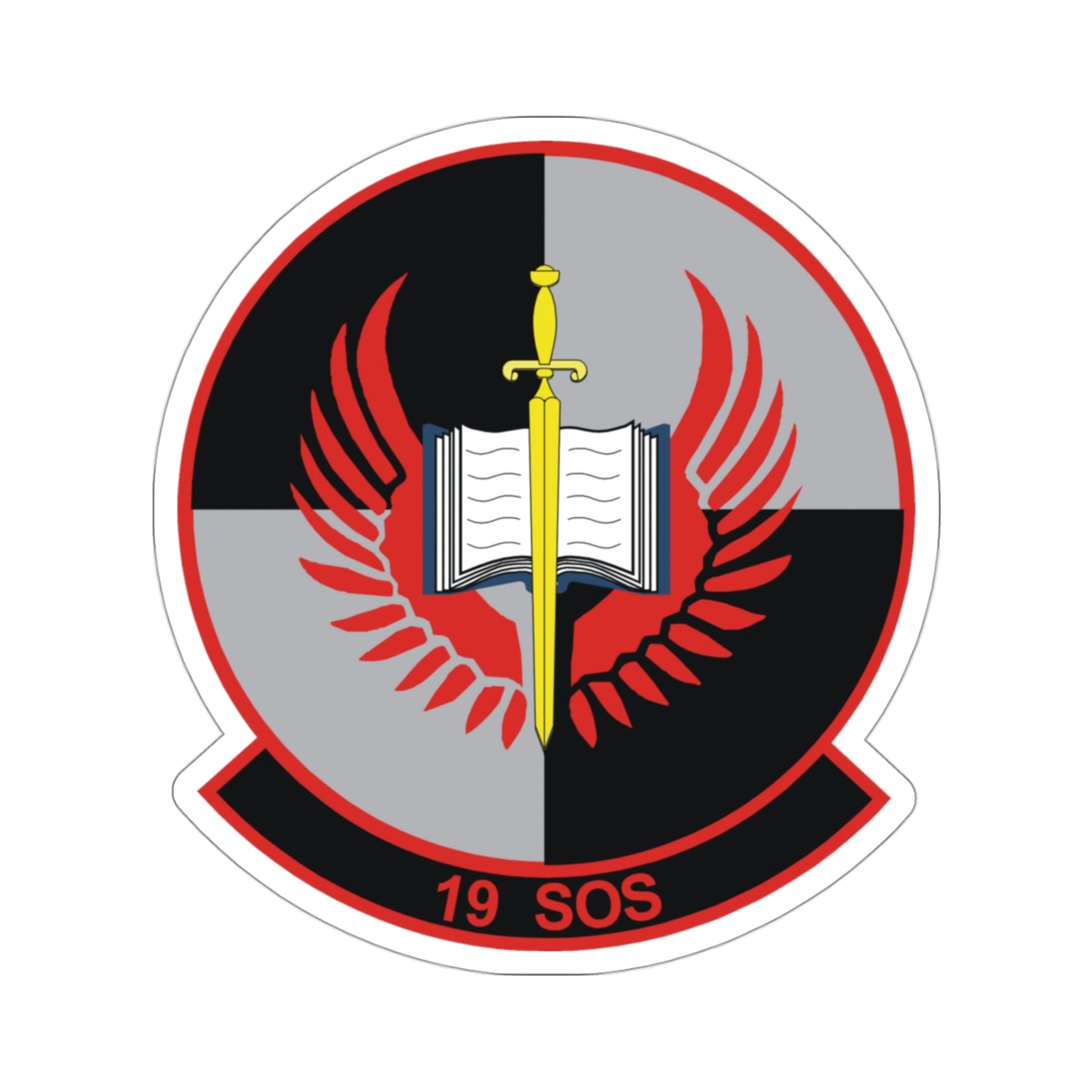19th Special Operations Squadron (U.S. Air Force) STICKER Vinyl Die-Cut Decal-3 Inch-The Sticker Space