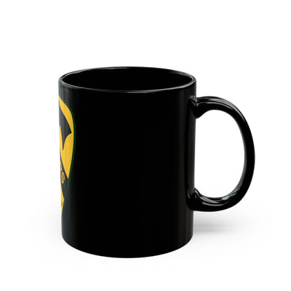 1st Air Cavalry Brigade (U.S. Army) Black Coffee Mug-The Sticker Space