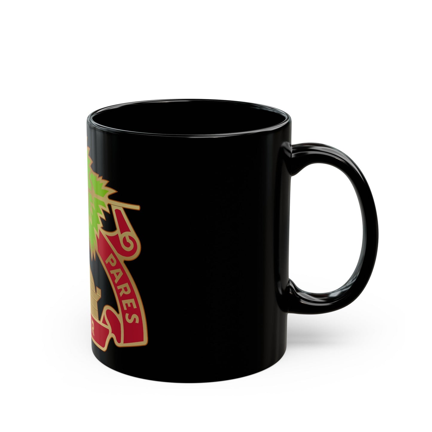 1st Air Defense Artillery Regiment (U.S. Army) Black Coffee Mug-The Sticker Space