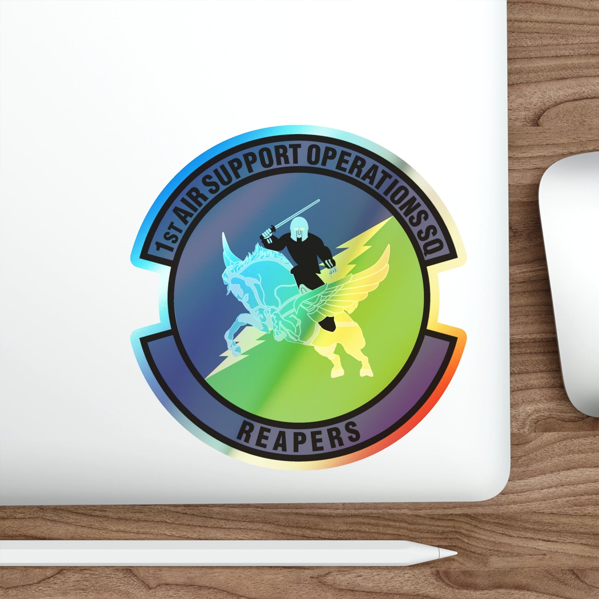 1st Air Support Operations Squadron (U.S. Air Force) Holographic STICKER Die-Cut Vinyl Decal-The Sticker Space