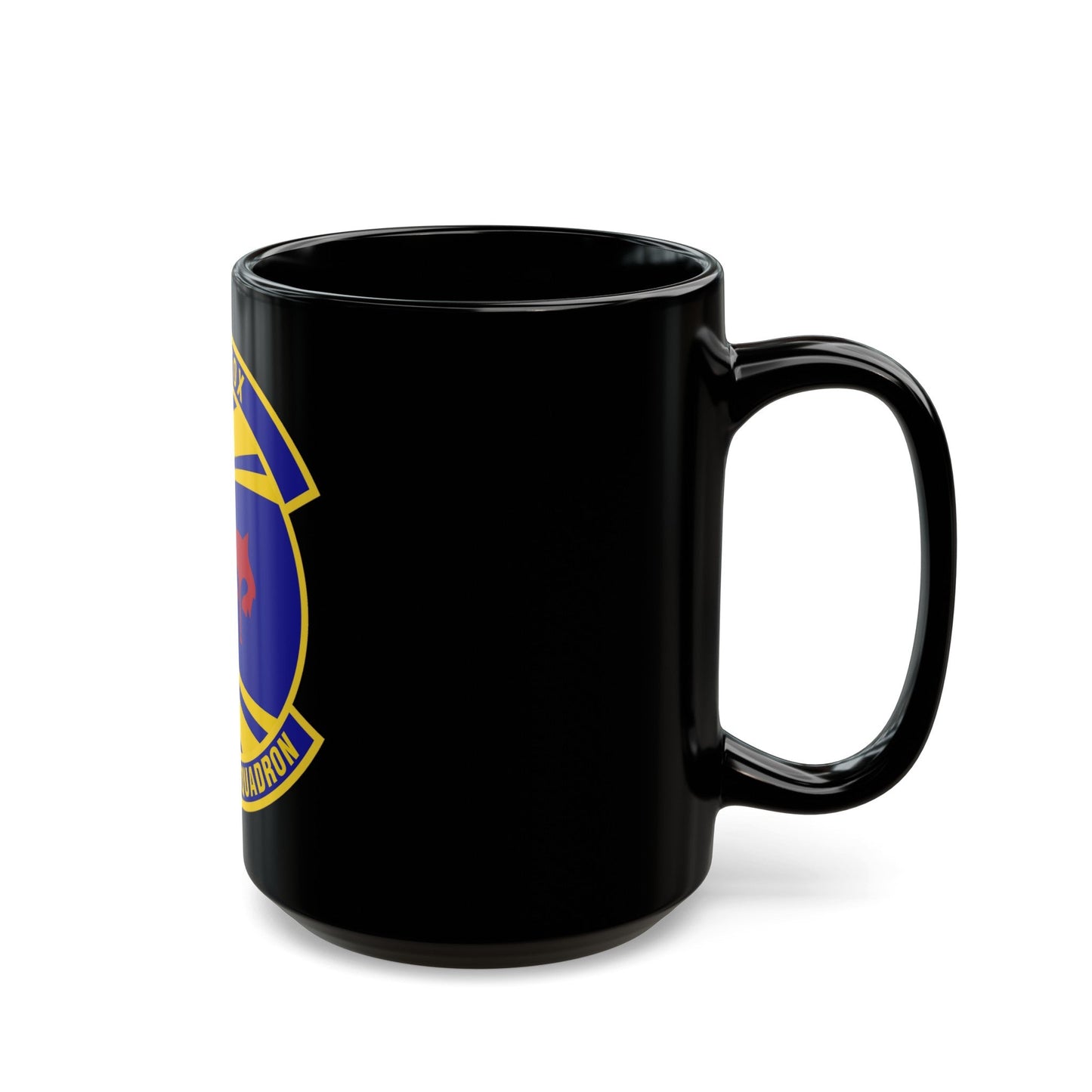 1st Airlift Squadron (U.S. Air Force) Black Coffee Mug-The Sticker Space