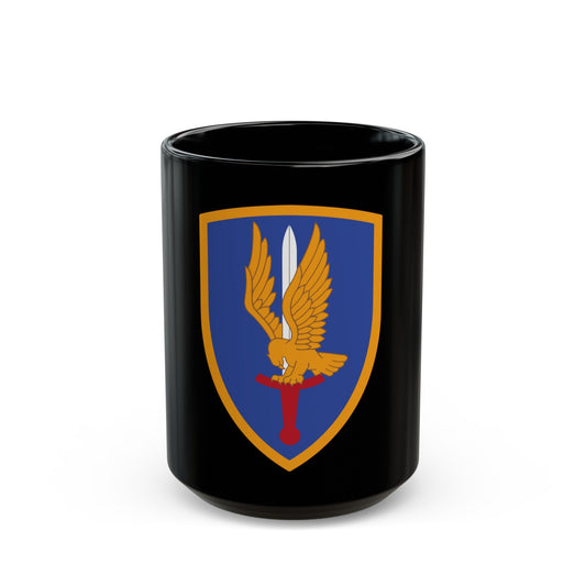 1st Aviation Brigade (U.S. Army) Black Coffee Mug-15oz-The Sticker Space