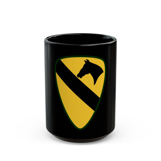 1st Cavalry Division Sustainment Brigade (U.S. Army) Black Coffee Mug-15oz-The Sticker Space