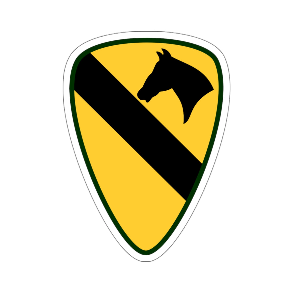 1st Cavalry Division Sustainment Brigade (U.S. Army) STICKER Vinyl Die-Cut Decal-White-The Sticker Space