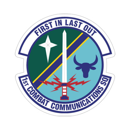 1st Combat Communications Squadron (U.S. Air Force) STICKER Vinyl Die-Cut Decal-2 Inch-The Sticker Space