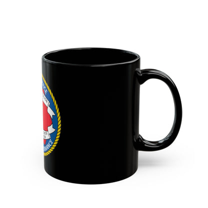 1st Dental Btn Naval Dental Cnt Camp Pendleton (U.S. Navy) Black Coffee Mug-The Sticker Space